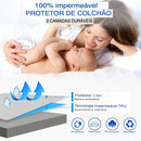 Protetor de colchão impermeável - Soft Confortável Respirável Cor Sólida